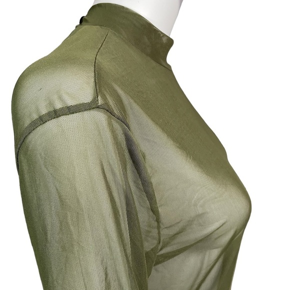Women’s Green Mesh Long Sleeve Sher Bodysuit
New - Picture 6 of 6